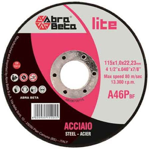 0597510-000-8294-jpg DISCO DA TAGLIO PER FERRO SOTTILE ABRA BETA Ø 230x2,0 mm