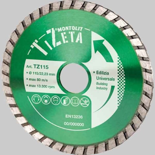 DISCO DIAMANTATO 'UNIVERSALE' MONTOLIT &Oslash; 115 mm