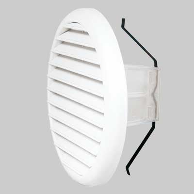 10825145-000-7562-jpg GRIGLIA CIRCOLARE BIANCA UNIVERSALE - Ø 145 Foro 80-125