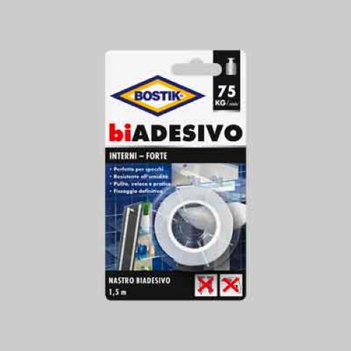 5814202-000-7731-jpg NASTRO BIADESIVO 'INTERNI' BOSTIK mm 19x1,5mt