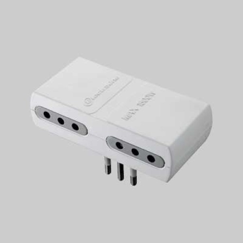 6774802-000-7788-jpg ADATTATORE QUADRUPLO 10A 2P+T presa 10A 2P+T