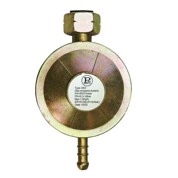 REGOLATORE PER GAS TARATURA FISSA 1 kg/h