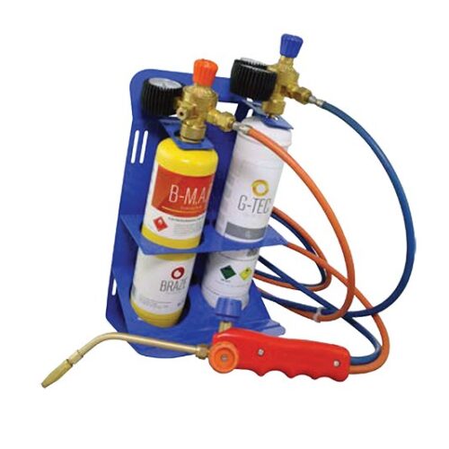 amtmaxifl-000-2744-jpg MAXIFLAME Kit saldobrasatura professionale con riduttori pressione e manometri - bombola ossigeno e bombola MAP (temperatura fino a 3.100 °C)