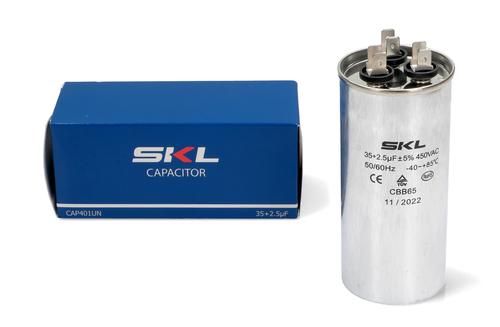 cap401un-000-1403-jpg CONDENSATORE CONDIZIONAMENTO SKL 35+2.5µF 450V