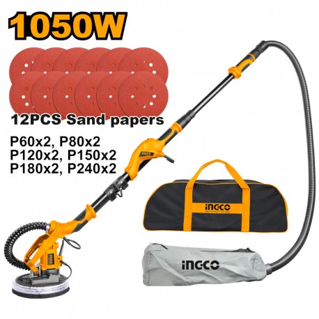 dws10501-000-6215-jpg LEVIGATRICE A GIRAFFA 1050W CON BORSA E 12 FOGLI DI CARTA ABRASIVA