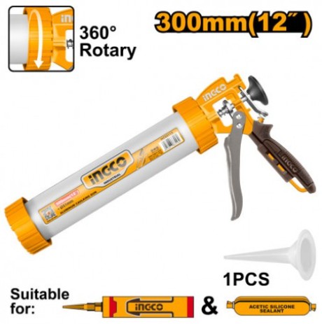 PISTOLA PER SILICONE IN ALLUMINIO 308MM