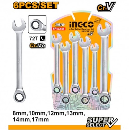 hkspar1062-000-7598-jpg SET 6 CHIAVI FISSE/CRICCHETTO 8-17 MM