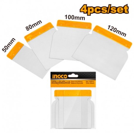 hput48041-000-6263-jpg SET 4 SPATOLE SENZA MANICO MIS. 5,8,10,12CM - 4 PZ
