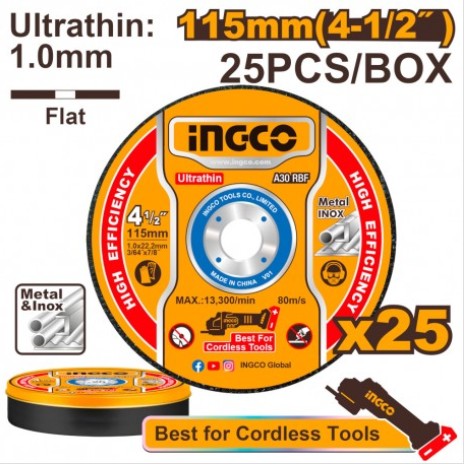 mcd11011525-000-6762-jpg SET 25 DISCHI DA TAGLIO PER SMERIGLIATRICI METALLO E INOX