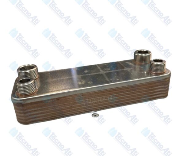 tec1114-000-7447-jpg SCAMBIATORE 14 PIASTRE VAILLANT VCW/VMW-1 FILETTATO INTERASSE FORI 172MM