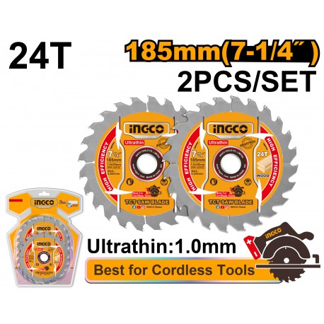tsb1853-000-8491-jpg SET 2 LAME TCT ULTRASOTTILI 185MM