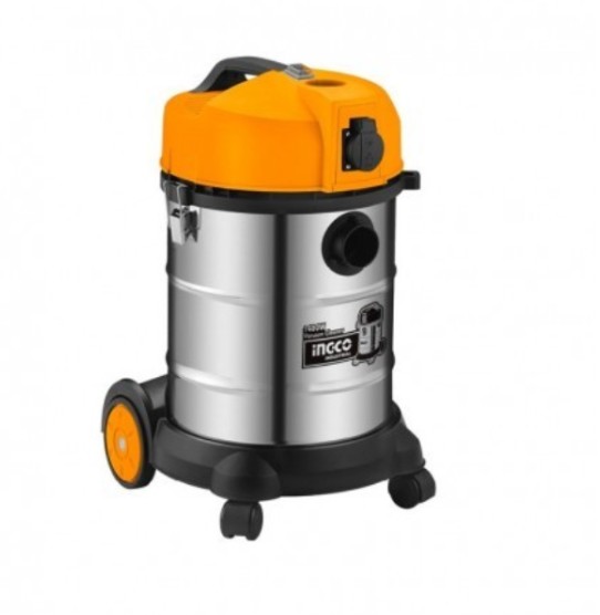 vc12302-000-6767-jpg BIDONE ASPIRAPOLVERE-LIQUIDI INOX 1200W 30LT